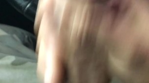 Big Dick Solo POV Guy Jerking Off In Car Til Cum 💦