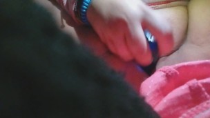 Got caught playing with my toy