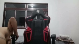 Shoving a dildo up my ass