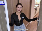 My New Roommate With Big Ass Seduced Me To Fuck Her! Sex With Stranger On The Weekend and Cum On Ass 1/16