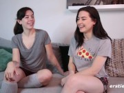 Ersties - Hot Lesbian Friends Take Turns Pleasuring Each Other 13/16
