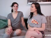 Ersties - Hot Lesbian Friends Take Turns Pleasuring Each Other 4/16