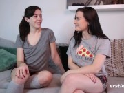 Ersties - Hot Lesbian Friends Take Turns Pleasuring Each Other 7/16