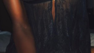 EBONY HANDJOB HUGE CUMSHOT OIL MASSAGE BIG DICK AFRICAN GIRLFRIEND MAKES ME CUM