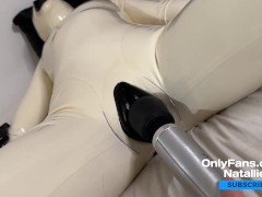 Latex doll - Orgasm and struggle - OF