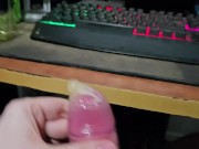 Viewer Request 3 - Filling a Condom with Cum and Pre - I Cum 10 Times 5/16