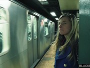 BLACKEDRAW Small blonde takes on huge BBC 4/16