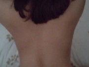 【ハメ撮り】「あぁ、、すごっ❤、おっきいぃ❤❤」可愛すぎる美尻女子〇生とのセックス(素人、個人撮影、スマホ、JD) - Screenshot 3 of 16 - Big Ass