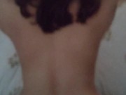 【ハメ撮り】「あぁ、、すごっ❤、おっきいぃ❤❤」可愛すぎる美尻女子〇生とのセックス(素人、個人撮影、スマホ、JD) - Screenshot 4 of 16 - Point Of View