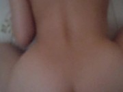 【ハメ撮り】「あぁ、、すごっ❤、おっきいぃ❤❤」可愛すぎる美尻女子〇生とのセックス(素人、個人撮影、スマホ、JD) - Screenshot 8 of 16 - Big Ass