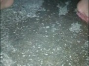 Hairy pussy pee
