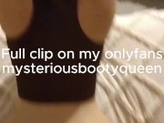 Slut getting a creampie while cheating (Full clip OF Mysteriousbootyqueen)