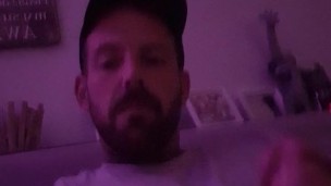 Wanking hard