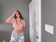 Transparent Top Try On!