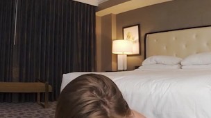 Cock-hungry slut Lena Paul wants to talk dirty and titty fuck