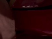 Red boots and gloves milf sex