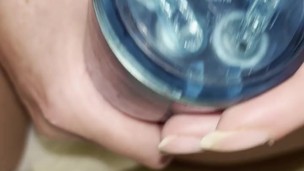 Girl pisses in her diaper then masturbates with vibrator