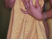 Menina  brasileira depois do banho mostrando seus peitos e bunda grandes 5/16