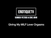 Erotique Entertainment - superhot sexy legged KIMBER PETERS sucks and fucks ERIC JOHN's big long dick on ErotiqueTVLive 16/16
