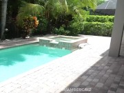 My step sister gave me the best blowjob of my life after a pool day 1/16