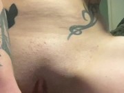 💦Sexy babe fucks herself with big toy goes all in!💦