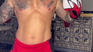 🥵🥵SUPER AMAZING CUMSHOT! WHILE I BOX🔥🔥wanna join me?