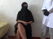 Muslim woman has rough anal sex with african doctor in France.
