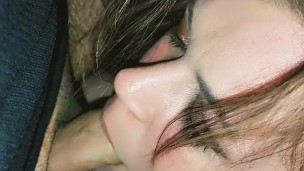 Wife sucks dick and then takes it from the back