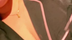 Redheaded stepsister goes shopping and does a strip tease in the fitting rooms trying on new clothes