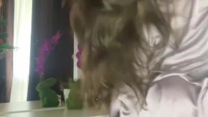 I dance a passionate striptease to sexy music and undress to the end so that you cum