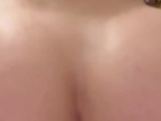 My neighbor is doing repairs while I ride a rubber cock, my pussy is very wet just listen to the sou 11/16