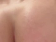 My neighbor is doing repairs while I ride a rubber cock, my pussy is very wet just listen to the sou 2/16