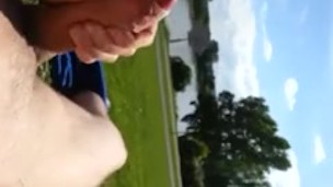 almier classics: Public Jerking on the Banks of River Rhine