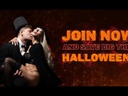 VIP4K. Hot Veronica Leal is having very rough anal sex on Halloween night 1/16