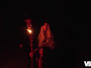 VIP4K. Hot Veronica Leal is having very rough anal sex on Halloween night 2/16