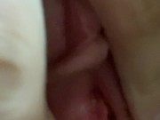 extra zoomed close-up pussy fingering. Virgin girl with tight pussy