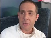 Saucy blonde babysitter gets her pussy eaten then fucked by hunk 1/16