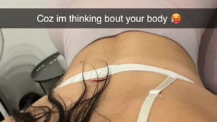 Snapchat affair: 18 year old girlfriend in leggings cheats on her boyfriend with the professor