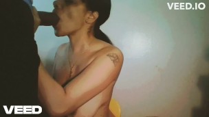 BLOW JOB BIG BLACK DICK FACIAL FACE COVERED IN CUMSHOT