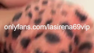 Hottie LaSirena69 Showing Off Her Big Pierced Breasts