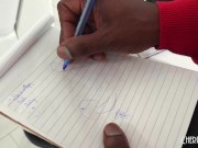 Hot Raunchy Petite Jasmine Luv Tempts Her Psychologist Will Tile With A Blowjob and Gets A Big Black Cock 1/16