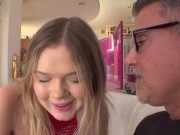 StepDad With Big Dick Fucks Step Daughter 2/16