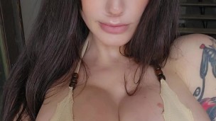 Going out to the pool, I can't resist pictures on the stairs.