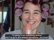 She didn’t know what the guide was going to do to her. 1/16