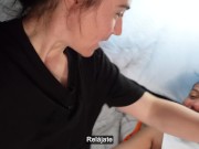 She didn’t know what the guide was going to do to her. 9/16