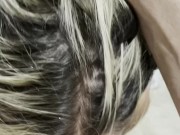 Innocent College Teen Gets a Messy Facial From Her Ex Boyfriend!! 14/16