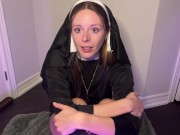 Innocent Nun hoping to be apart of this elite convent has to follow strange orders to be allowed in! 16/16