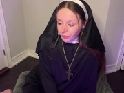 Innocent Nun hoping to be apart of this elite convent has to follow strange orders to be allowed in! 3/16
