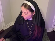 Innocent Nun hoping to be apart of this elite convent has to follow strange orders to be allowed in! 4/16