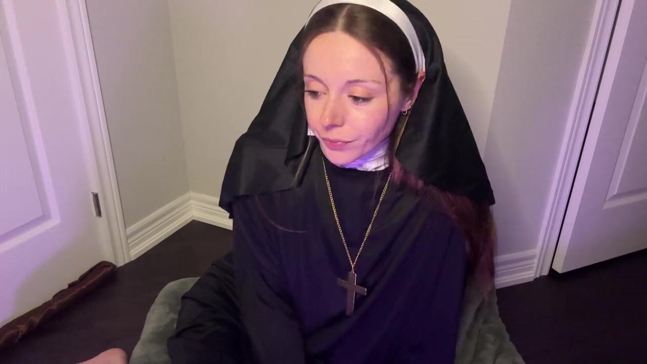 Innocent Nun hoping to be apart of this elite convent has to follow strange orders to be allowed in! - RedTube